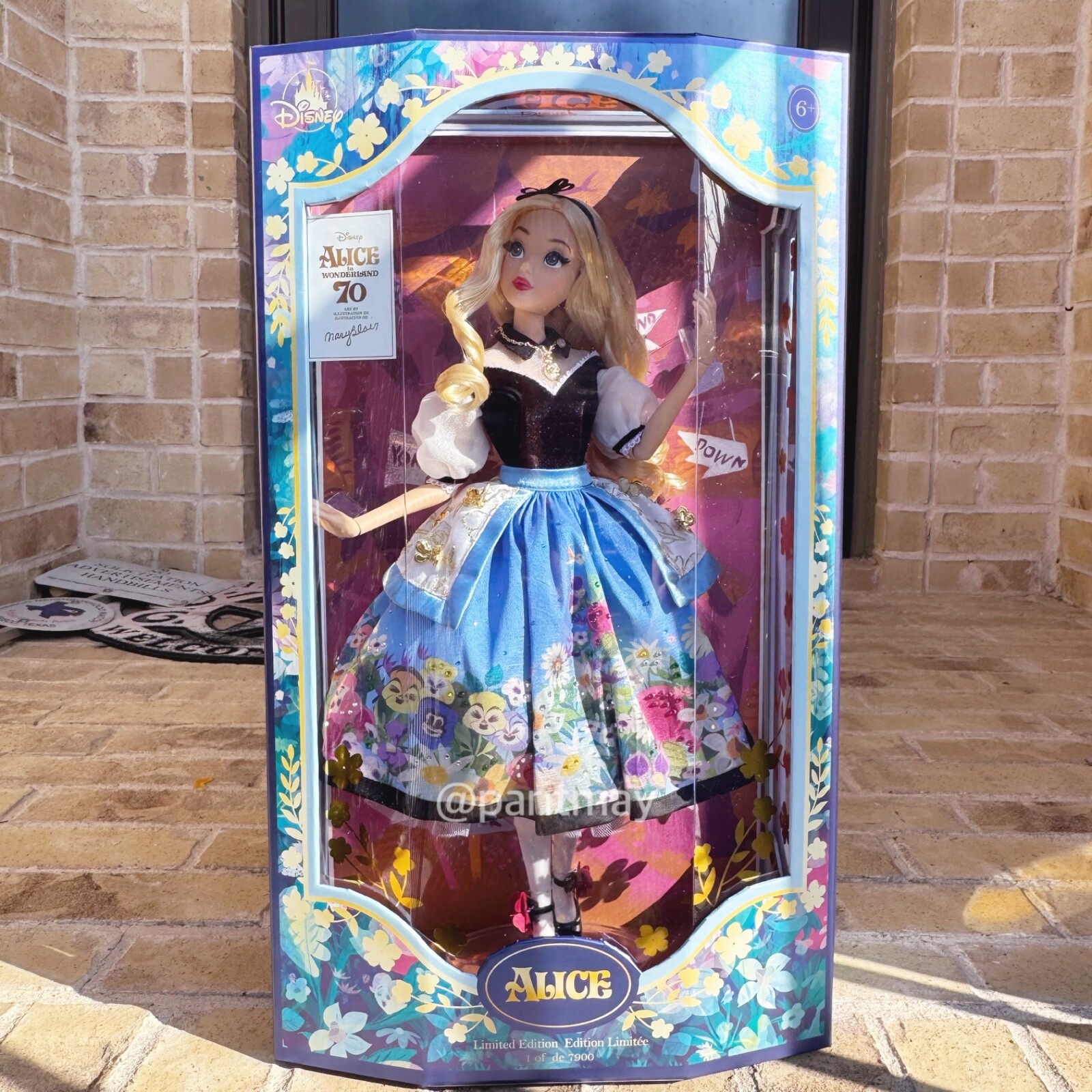 Disney Alice in Wonderland LE Doll by Mary Blair 70th