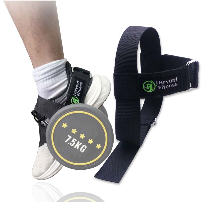 Dumbbell Foot Strap Tibialis Trainer Adjustable Ankle Weights Workout Strap
