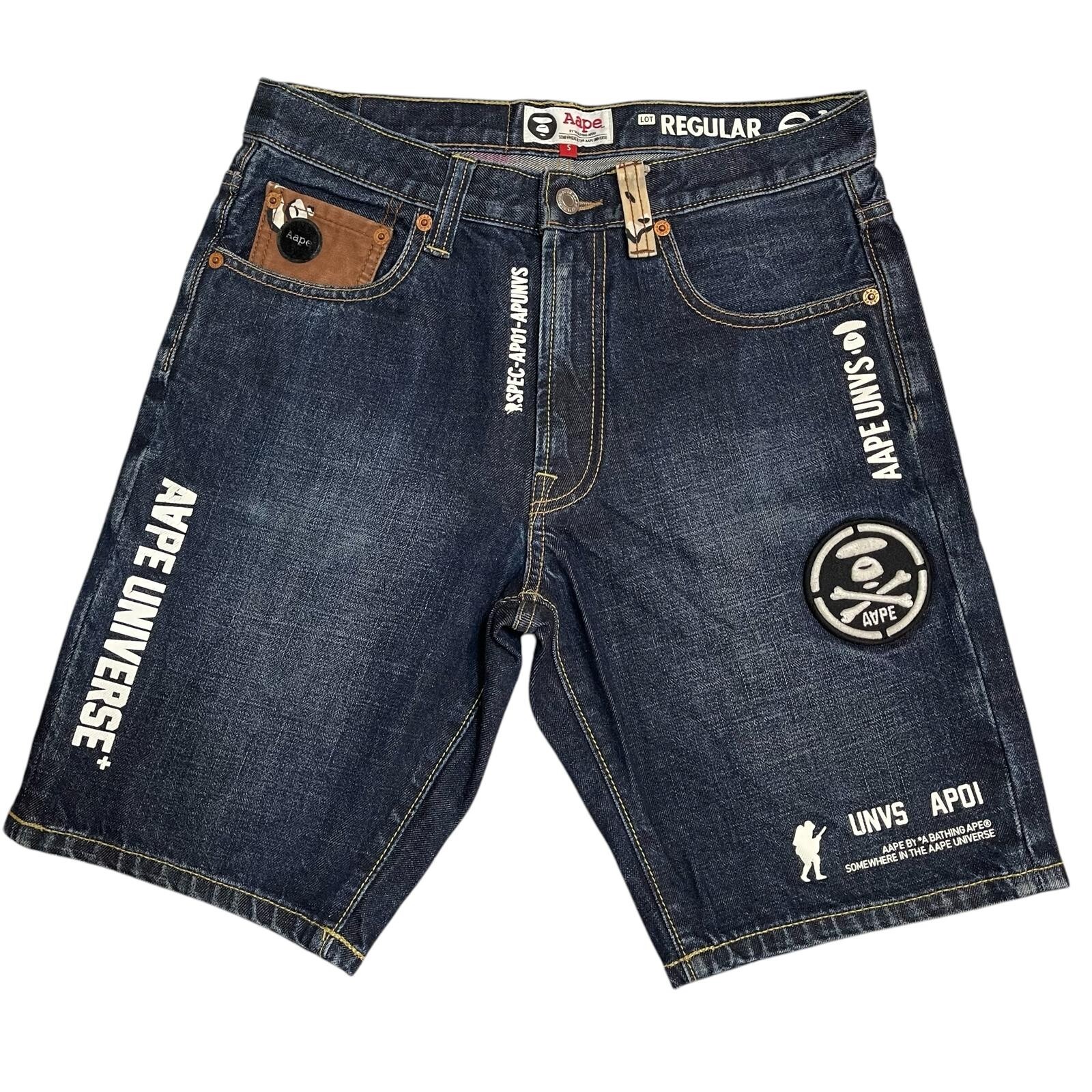 A BATHING APE デニムミニスカート Ｓサイズ A BATHING APE（スカート）のフリマアイテム一覧