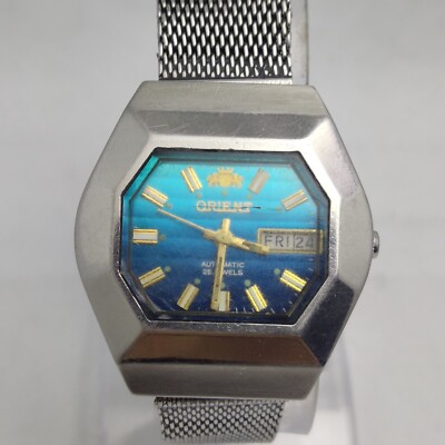 ORIENT Japan 26960 Automatic Movement 25J Wrist Watch for Parts - Fine Balance