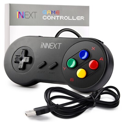 SNES Retro Super Nintendo Controller Gamepad Joystick For PC MAC Raspberry Pi