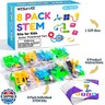 Bulk STEM Kits - 8 Set Solar Powered Fans, Science Kits for Kids Age 8-12 6-8 12-14 10-12, Stem Building Toys for Ages 8-13, Boys Girls Crafts for Kids, Classroom School Gifts Experiments Activities