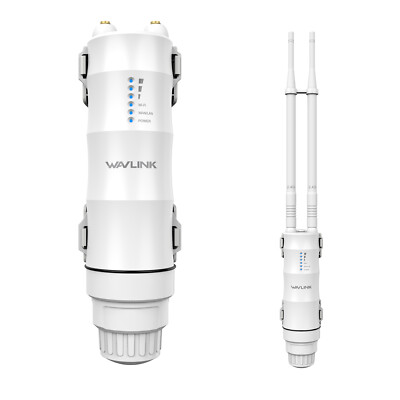 Long Range Outdoor WiFi Extender N300 Wireless Access Point WiFi Repeater w/POE