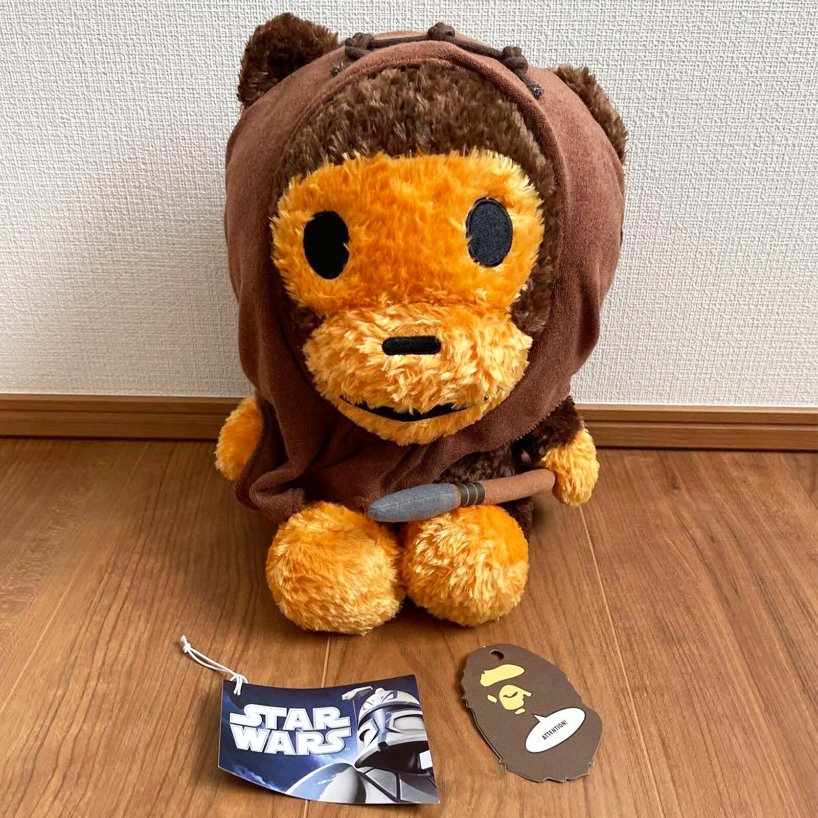 A BATHING APE BAPE x STAR WARS Part 2 EWOK IN MILO PLUSH