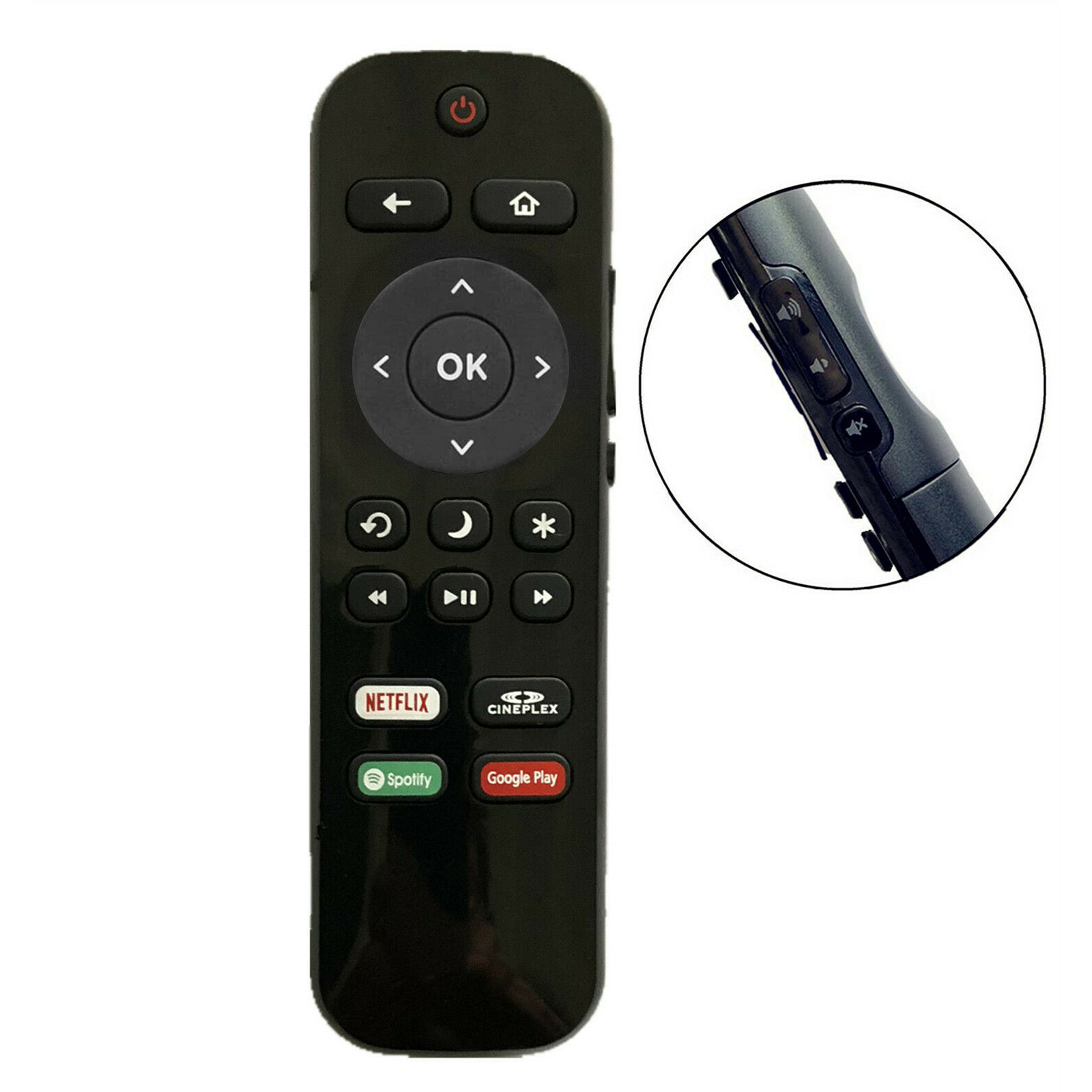New Remote Control For Insignia Roku TV Spotify Netflix NS 
