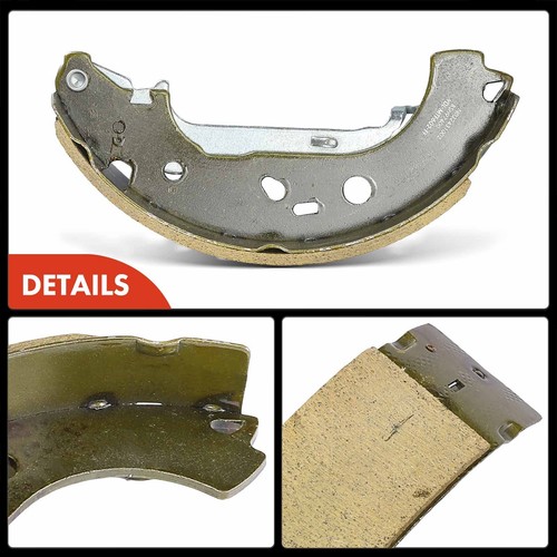 Rear Brake Drums + Ceramic Brake Shoes for Ford Transit Connect 2010 2011-2013