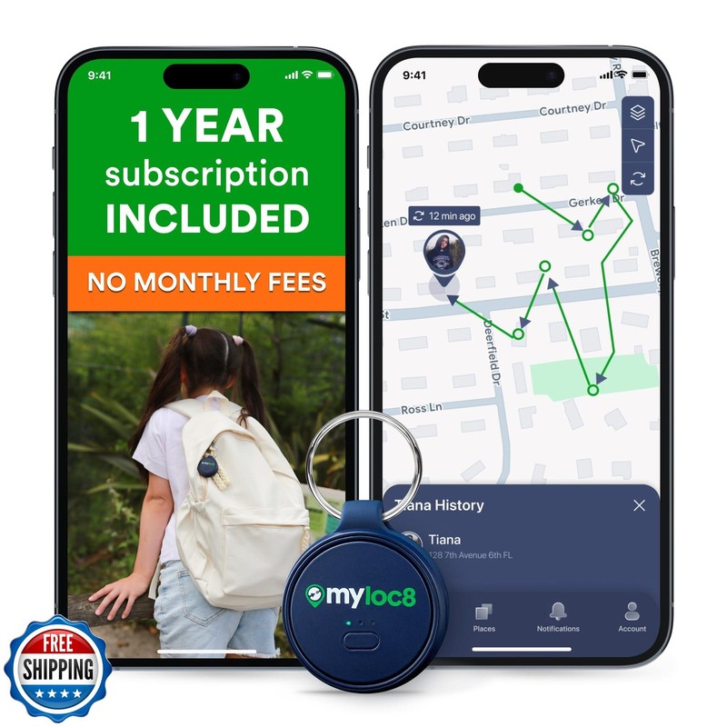 GPS Tracker for Kids with SOS Button – Real Time