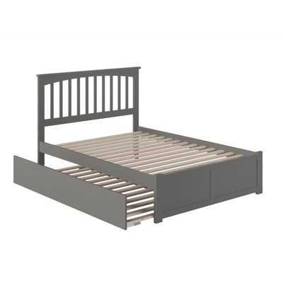 Mission Platform Bed F with Footboard & T Trundle AG