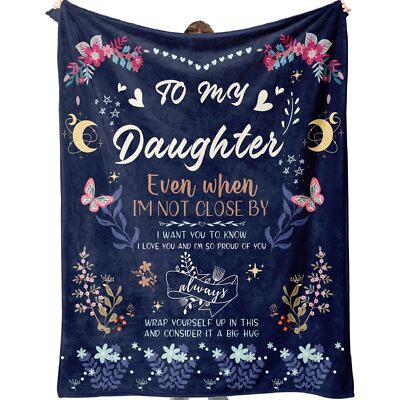 Daughter Gifts from Mom Dad - to My Daughter Blanket - Birthday Gifts for Dau...