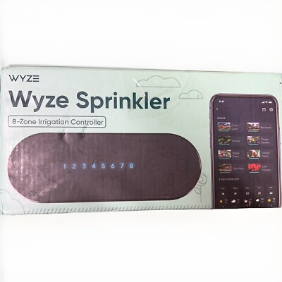 Wyze Smart Sprinkler Controller 8-Zone Irrigation Controller WSPRK1 