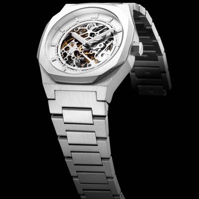 THOMAS EARNSHAW THOMAS EARNSHAW DRAKE SKELETON AUTOMATIC SILVER WATCH - BRAND