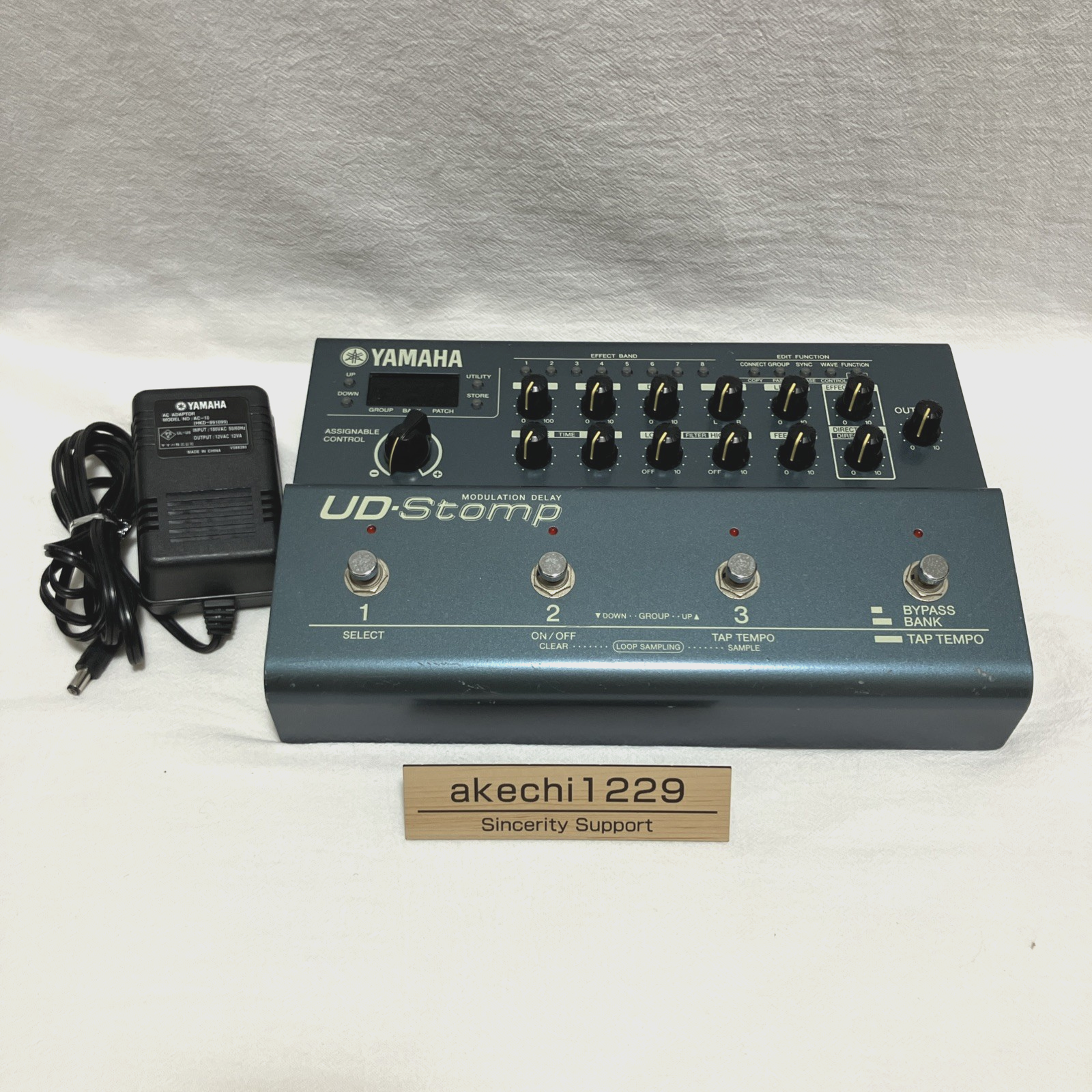 【名機・貴重品】YAMAHA UD-STOMP YAMAHA UD Stomp Multi Modulation Delay Effects Pedal