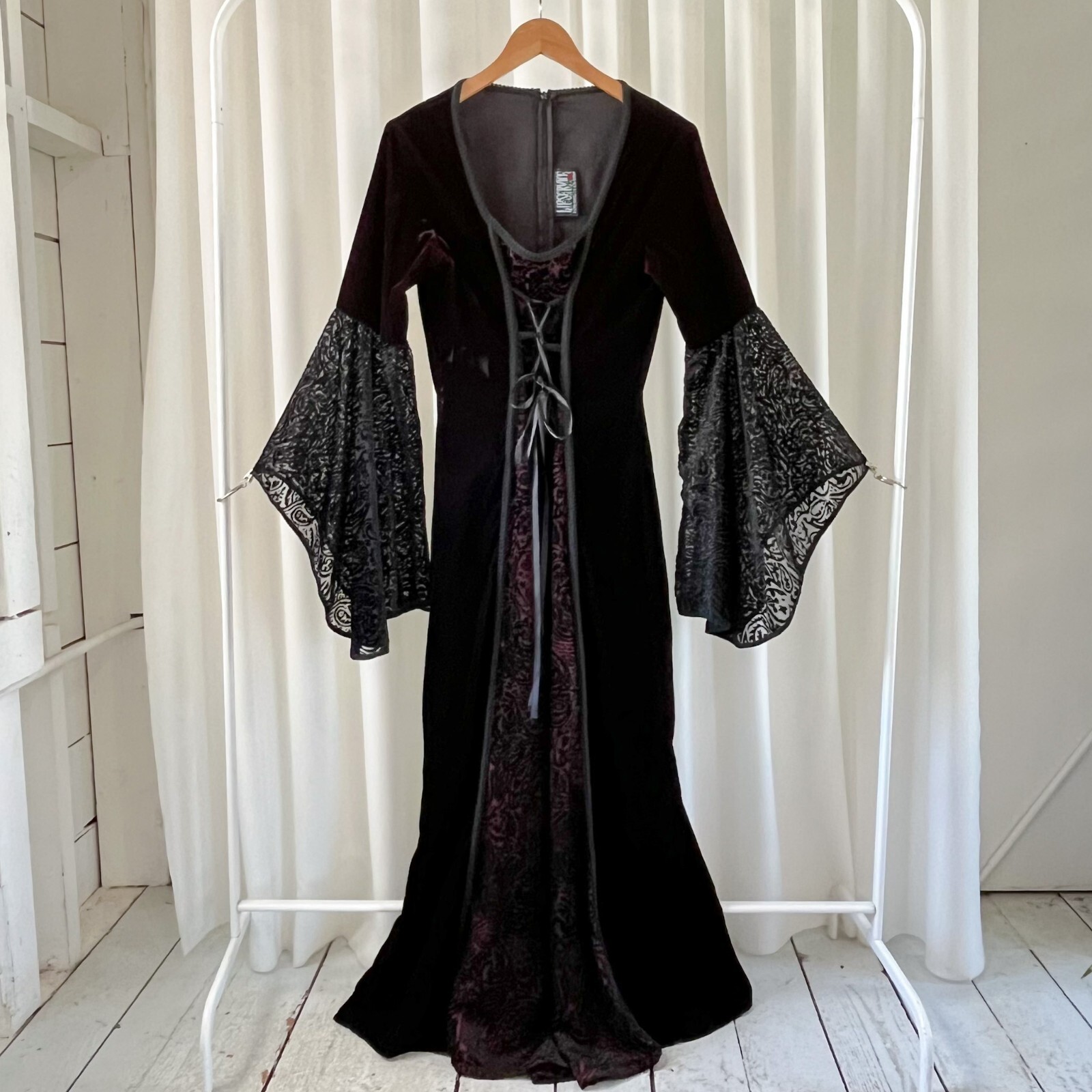 ワンピース Her lip to  Velour Long Dress M Her lip to Royce Velour Long Dress