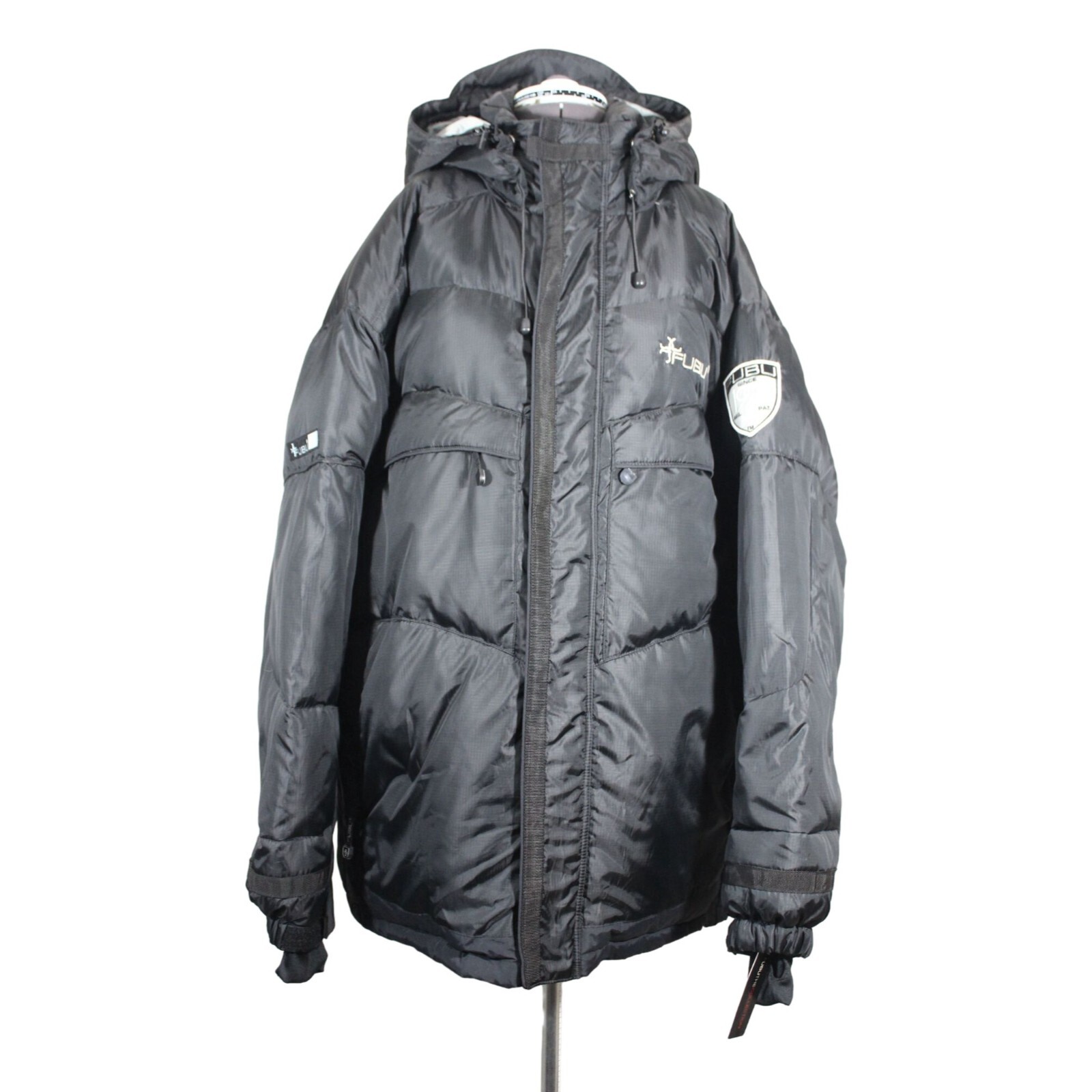FUBU vintage Y2K men's full zip hooded down filled winter