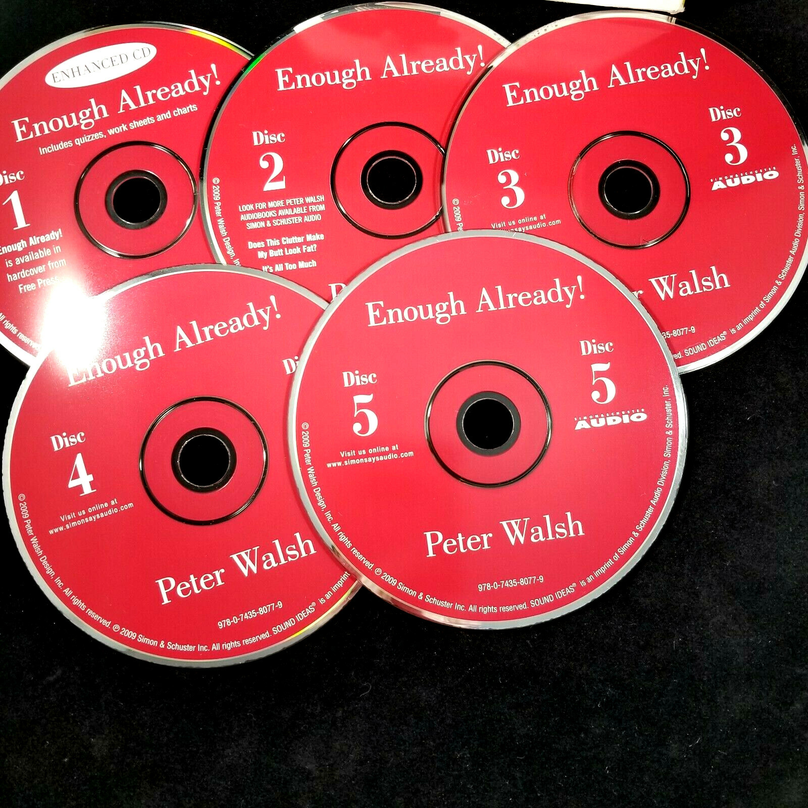 Enough Already! : Clearing Mental Clutter by Peter Walsh  Book on CD Set