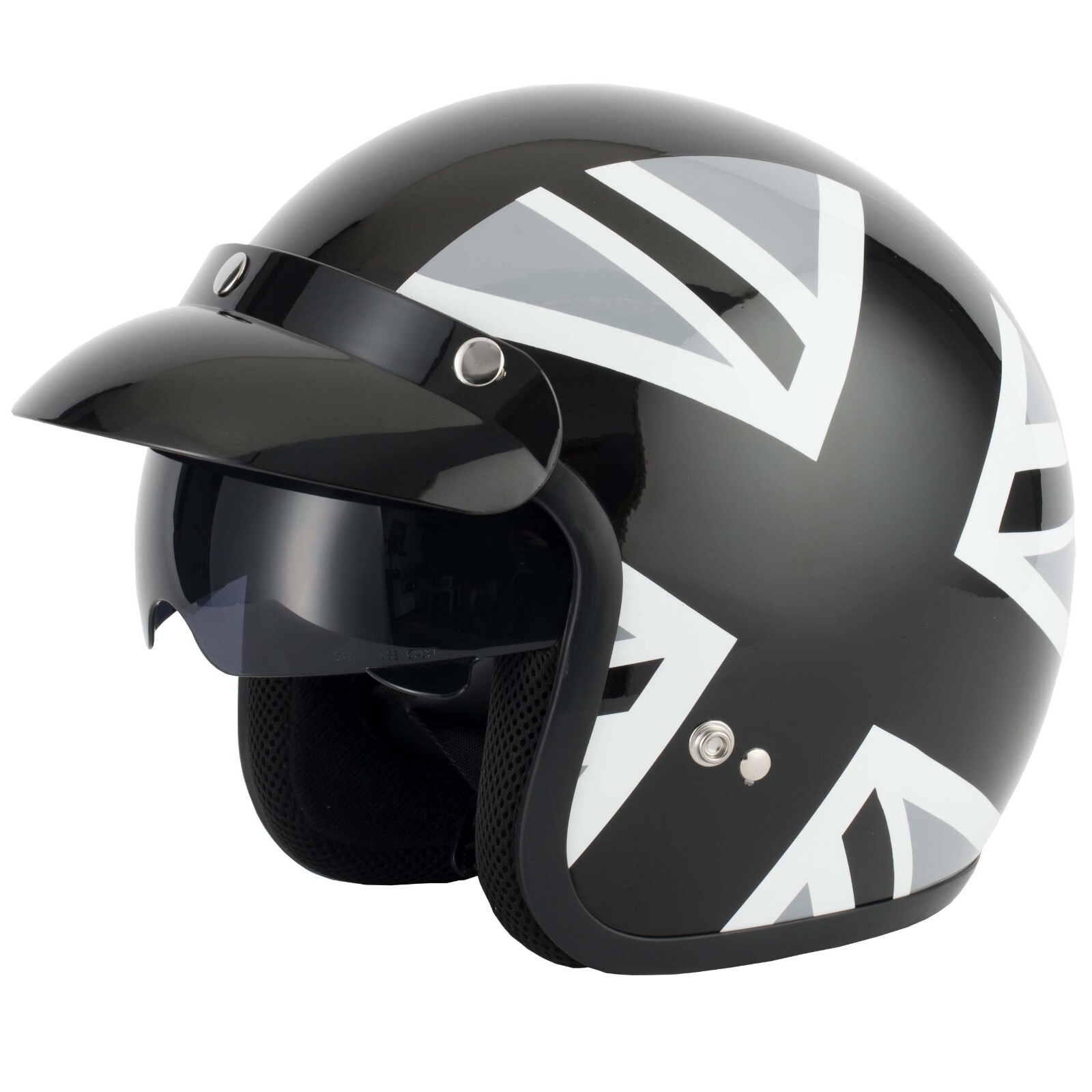 VCAN V537 Klassisch Retro Stil Jethelm Motorrad Helm - Union