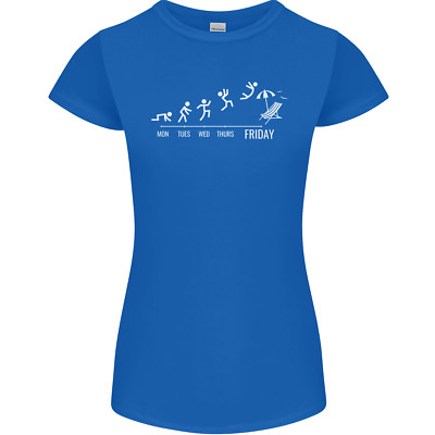 Week to Friday Weekend Beer Holiday Funny Womens Petite Cut T-Shirt