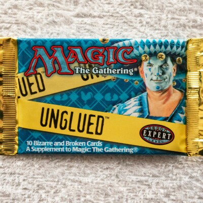 MTG: UNGLUED - Factory Sealed Booster Pack from Box -Magic the Gathering English