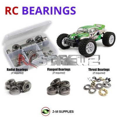 RCScrewZ Metal Shielded Bearing Kit ftx008b for FTX Bugsta #5530/45 | SET