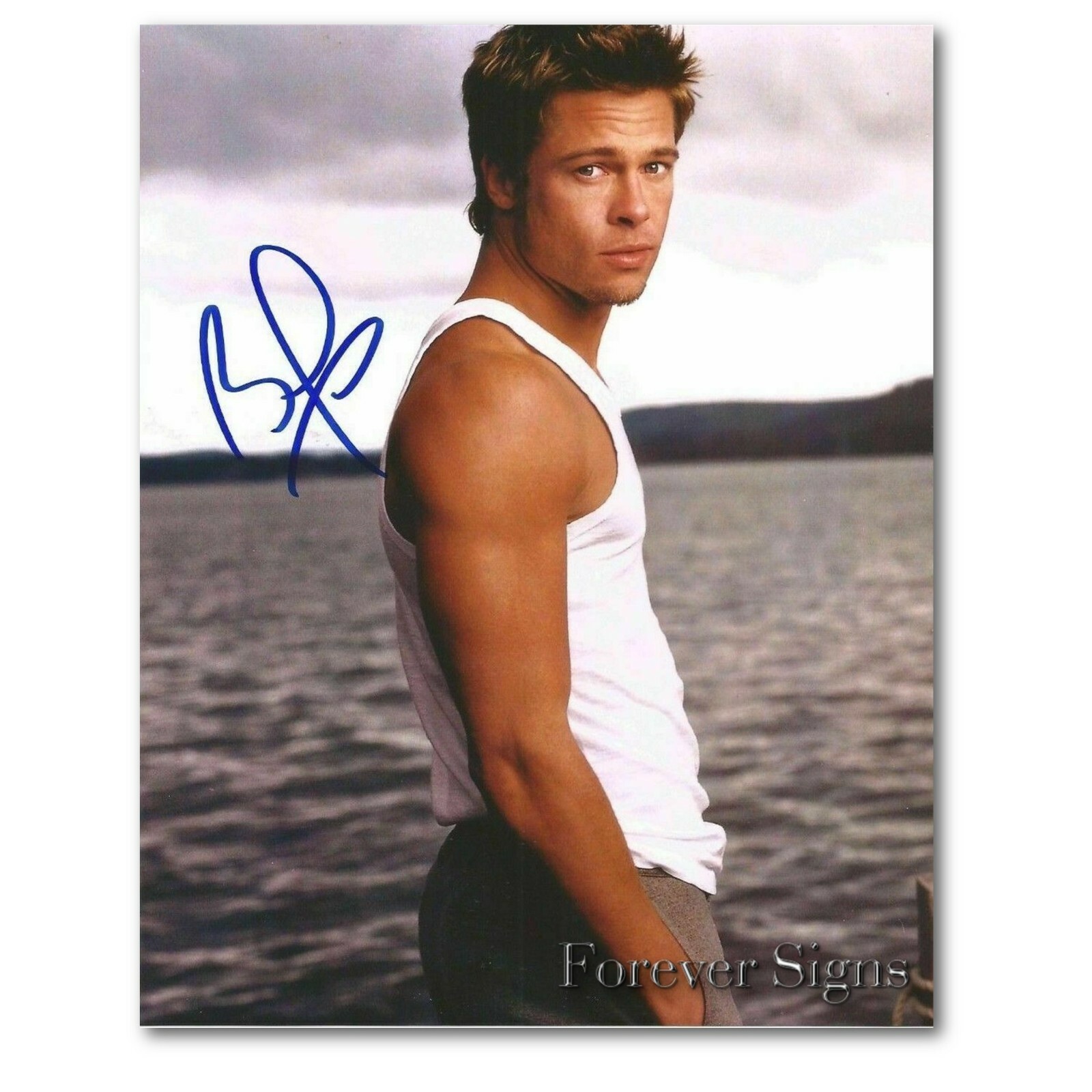 BRAD PITT INTEGRAL SILVER ポスター Amazon.com : Brad Pitt Poster Fight Club #01B 11x17 Master