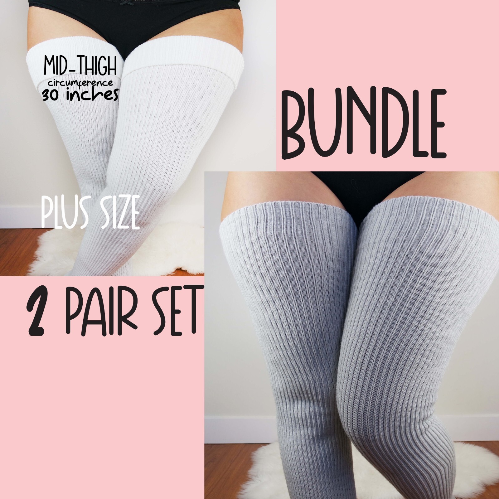 レッグウェア THICK RIBBED THIGH-HIGH SOCKS $_57.JPG?set_id=880000500F