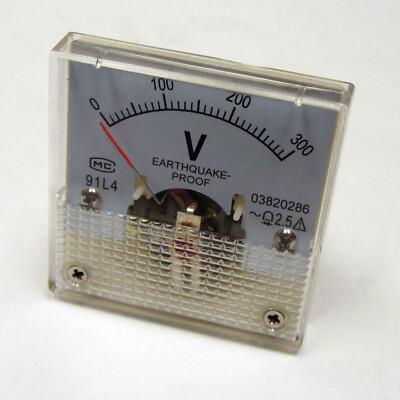 Analog Panel Volt Voltage Meter Voltmeter Gauge AC 0-300V for Generator