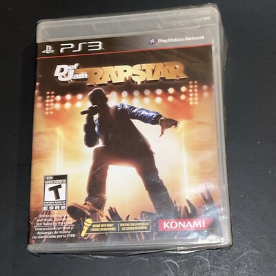 NEW FACTORY SEALED DEF JAM RAPSTAR FOR SONY PS3 PLAYSTATION 3  RAP STAR