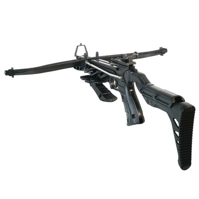 SAS Rogue 80 Pound Self-Cocking Pistol Crossbow w/ Adjustable Stock + Handgrip