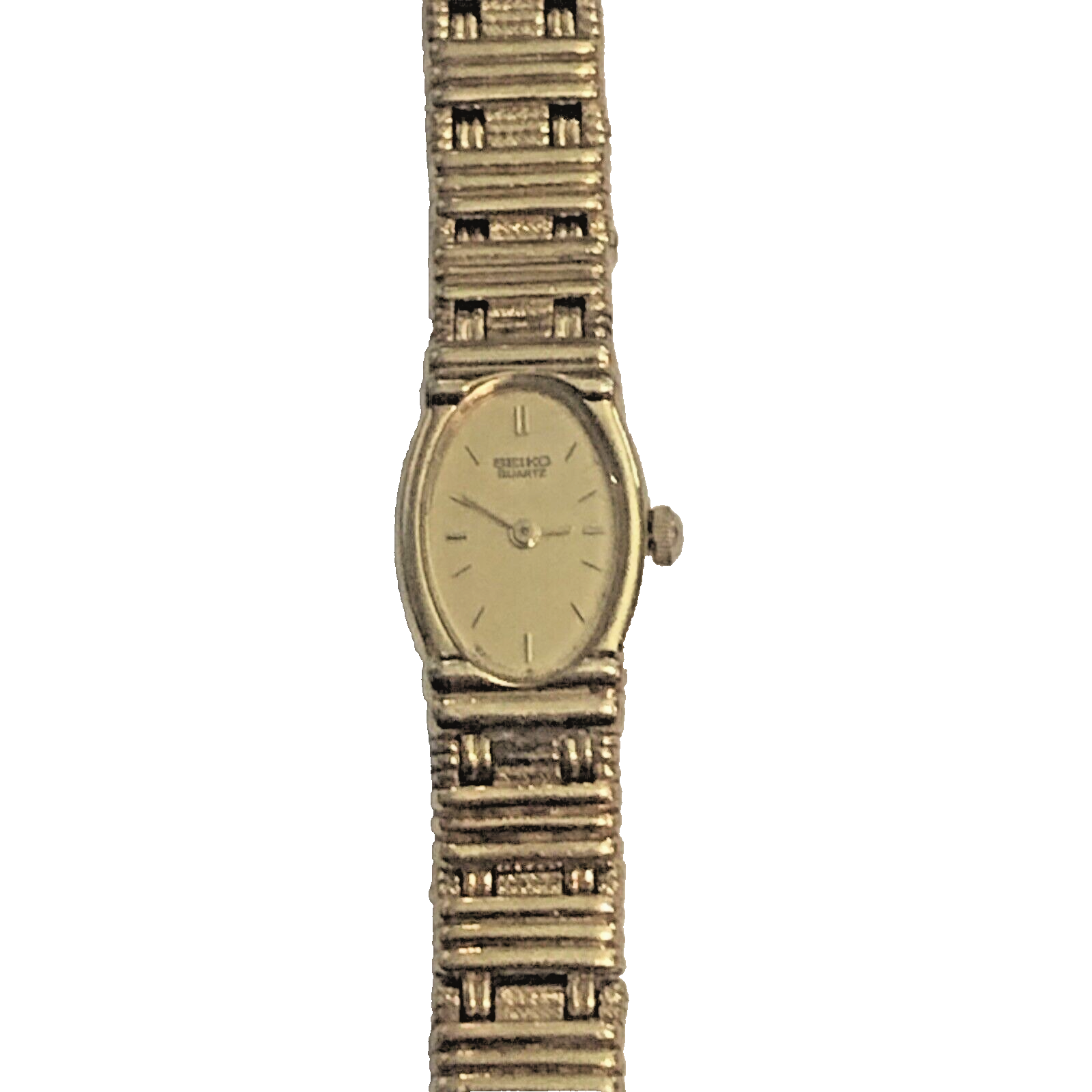 Vintage Seiko Watch Women Gold Tone 1E20-5179 Quartz New