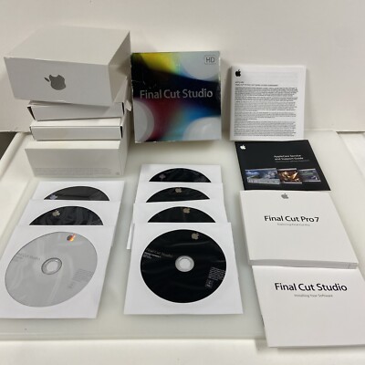 MB642Z/A Apple Final Cut Studio Retail Full Version V3.0 Software c/w Serial Nos