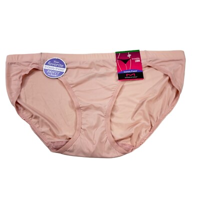 Maidenform Women's Size Large 7 Panty Bikini Barely There Beige New