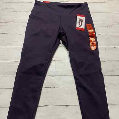 New with tags Danskin Purple Women s Size Medium cute Active Tights with Pockets