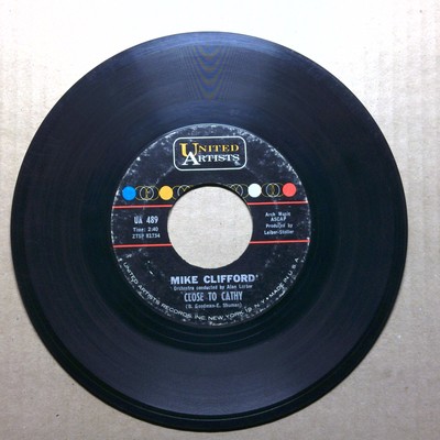 Mike Clifford - She's Just Another Girl; Close To Cathy - Vinyl 45 RPM
