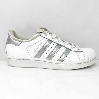 

Adidas Womens Superstar AQ3091 Белая повседневная обувь Кроссовки Размер 5, Белый, Superstar
