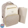 Hudson Baby Unisex Baby Premium Diaper Bag Backpack and Changing Pad, Taupe Beige, One Size