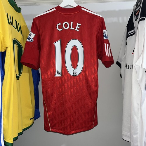 Liverpool football shirt Joe Cole リバプール Warrior LFC Liverpool Soccer Football Joe Cole Men's White T