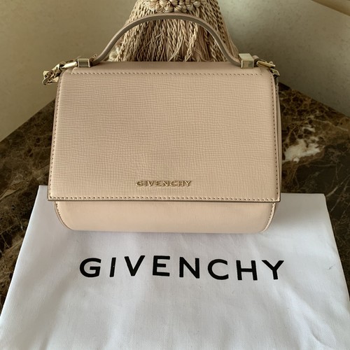 【GIVENCHY】PANDORA MINI SHOULDER BAG Givenchy Pandora Mini Black Smooth Leather Crossbody