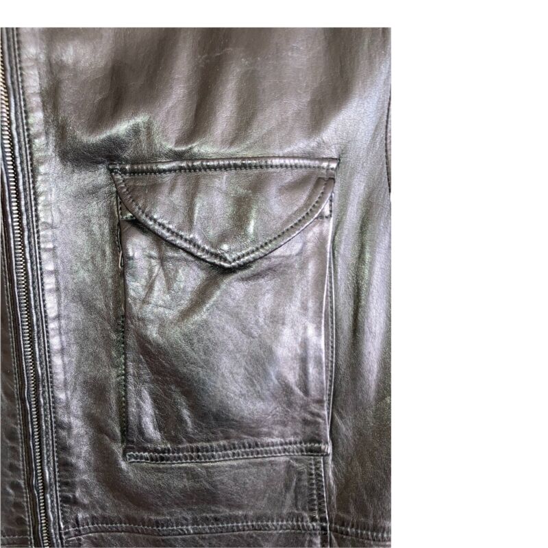 JACKET Giorgio Armani Borgo 21 SPA Lamb Leather 14.001553 JACKET Giorgio Armani Borgo 21 SPA Lamb Leather 14.001553