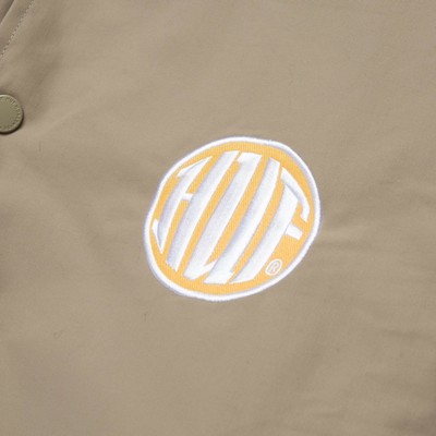 

Мужская куртка HUF Hi-Fi Coaches цвета хаки, Бежевый, HUF Hi-Fi Coaches Jacket