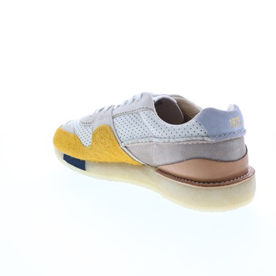 

Clarks Torrun 26165542 Мужские белые замшевые кроссовки на шнуровке Lifestyle, Белый, Clarks Torrun