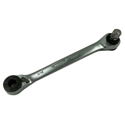 VIM Tools HBR5 1/4'' and 5/16'' Hex Micro Bit Ratchet with 1/4'' Square Drive
