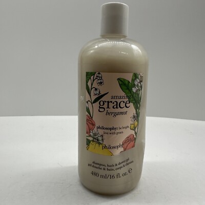 Philosophy - Amazing Grace Bergamot Shampoo, Bath & Shower Gel 16 oz. SEALED NEW