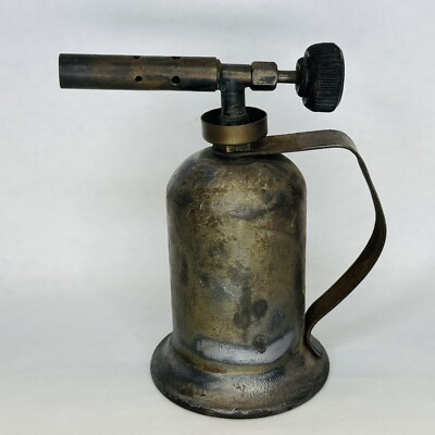 Vintage Antique 6'' Tall Mini-Blow Torch  Gasoline USA Small