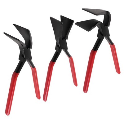 3 Pinces Plieuses Tôle Acier for Metal Zinc Cuivre 0° 45° 90° 28cm 6cm