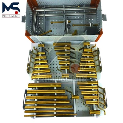 Tubular Mis Retractors System Surgical Orthopedic Sterilization Box 41 PCs set