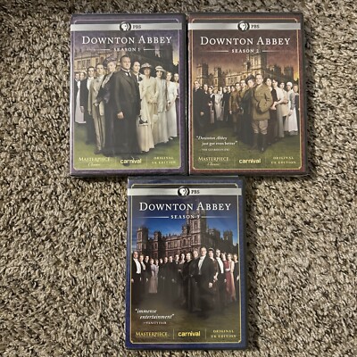 Downton Abbey: Seasons 1, 2 & 3 Original UK Edition New And Sealed