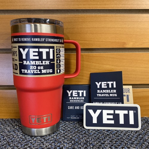 Travel Mug Rescue Red With Stronghold Lid