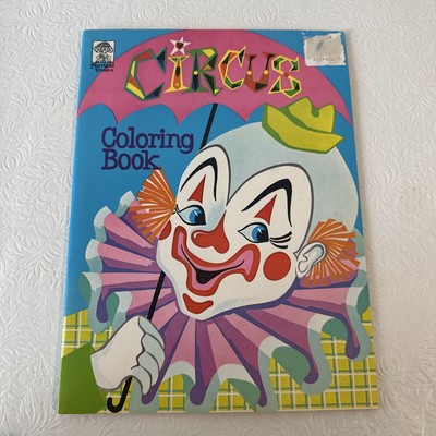 Vintage Merrigold Press Circus Coloring Book Unused