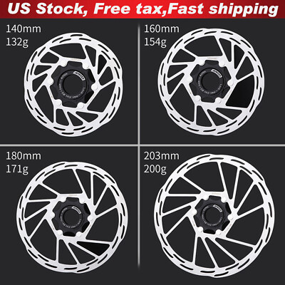 IIIPRO Centerlock Rotor MTB Road Bike Disc Brake With Lock Ring 140 160 180 203