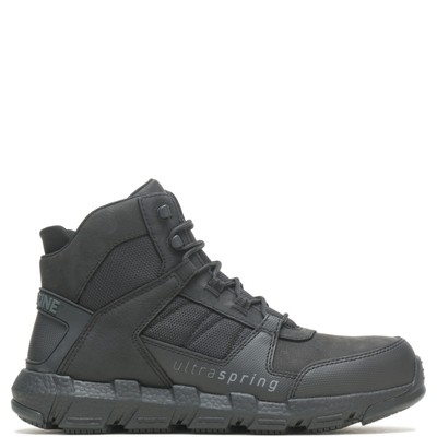 

Мужские рабочие ботинки Wolverine Rev UltraSpring DuraShocks Vent CarbonMax, черные, 7,5 м, Черный